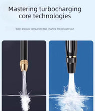 Load image into Gallery viewer, Garden Hose Spray Nozzle with Dual Jet and Fan Patterns, Stainless Steel
