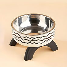 Load image into Gallery viewer, Raised Cat Bowl for Comfortable Digestion
