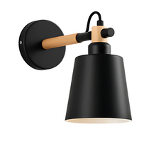 Load image into Gallery viewer, LED Wall Light, Wood and Metal Nordic Design
