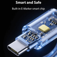 Load image into Gallery viewer, Self Coiling Magnetic Charging Cable with Interchangeable Tips and Braided Protection
