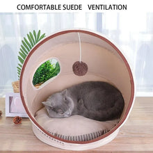 Load image into Gallery viewer, Plush Pet Bed for Small Animals with Customizable Design and Machine Washable Fabric
