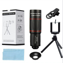 Load image into Gallery viewer, 18X Smartphone Telescope Lens Kit with Tripod Mount
