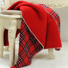 Load image into Gallery viewer, Scottish Christmas Plaid Throw Blanket
