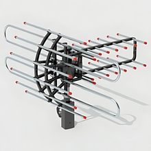 Load image into Gallery viewer, Long Range TV Antenna with Motorized 360 Rotation and Dual Outputs, 500 Mile Reception
