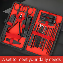 Load image into Gallery viewer, 16-Piece Stainless Steel Manicure and Pedicure Grooming Set
