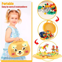 Load image into Gallery viewer, Children Electric Drill Puzzle Toolbox
