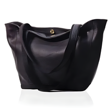 Load image into Gallery viewer, Almost Perfect Leather Tote Bag Black

