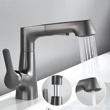Load image into Gallery viewer, Bathroom Faucet With Rotating Retractable Hand Shower
