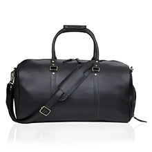 Load image into Gallery viewer, John Leather Duffel Bag for Men, Vintage Brown Full Grain Cow Leather
