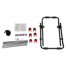 Load image into Gallery viewer, Trunk-Mounted 3-Bike Carrier Rack with Fixed Straps for Kids and Lightweight Bikes
