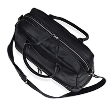 Load image into Gallery viewer, Women Stylo Duffel Bag Leather Travel Duffel Black
