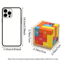 Load image into Gallery viewer, Colorful Luban Lock Cube Wooden Puzzle with Interlocking Pieces for Travel and Desk Breaks
