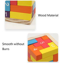 Load image into Gallery viewer, Colorful Luban Lock Cube Wooden Puzzle with Interlocking Pieces for Travel and Desk Breaks
