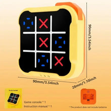 Load image into Gallery viewer, Handheld Electronic Tic Tac Toe Game with Multiple Play Modes for Kids and Travel
