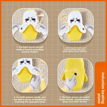 Load image into Gallery viewer, Banana Shaped Plush Toy with Touch Sensor Sounds for Kids and Family Fun
