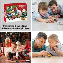 Load image into Gallery viewer, Christmas Advent Calendar with 24 Pull Back Mini Cars and Colorful Racing Vehicles
