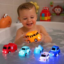 Load image into Gallery viewer, Water Activated Glowing Toy Cars with Multiple Vehicle Designs for Toddlers
