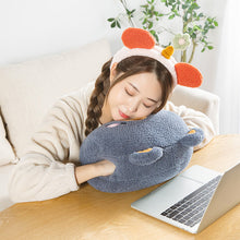 Load image into Gallery viewer, Animal Hand Warmer Pillow with Dual Hand Openings and PP Cotton Filling, 12 Inch
