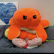 Load image into Gallery viewer, Giant Reversible Octopus Plush Toy
