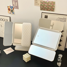 Load image into Gallery viewer, LED Make-up Mirror with Triple Lighting - Clara-White-The Livary
