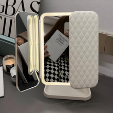 Load image into Gallery viewer, LED Make-up Mirror with Triple Lighting - Clara-White-The Livary
