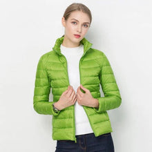 Load image into Gallery viewer, Womens Lightweight Short Jacket with Front Placket for Everyday Layering
