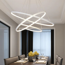 Load image into Gallery viewer, LED Ring Pendant Chandelier, Modern Acrylic Ceiling Light

