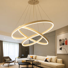 Load image into Gallery viewer, LED Pendant Light Modern Interlaced Rings
