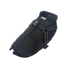 Load image into Gallery viewer, All-Weather Insulated Dog Jacket with Built-in Harness

