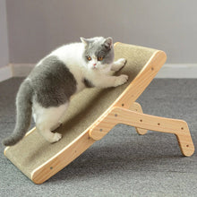 Load image into Gallery viewer, Cat Scratching Board, Wooden Pine and Corrugated Cardboard
