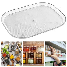 Load image into Gallery viewer, Refrigerator Lazy Susan Organizer – 360° Rotating Tray for Jars, Bottles &amp; Condiments
