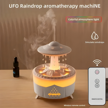 Load image into Gallery viewer, Mushroom Humidifier with Raining Cloud Lamp Aromatherapy - Colorful Raindrop Light Essential Oil Diffuser
