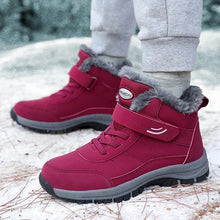Load image into Gallery viewer, Women's Ankle High Snow Boots with Grip Tread and Plush Interior Lining

