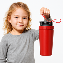 Load image into Gallery viewer, Stainless Steel 24oz Sports Shaker Bottle with Measurement Scale for Gym and Outdoor Fitness
