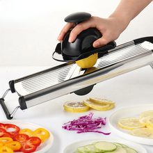 Load image into Gallery viewer, Adjustable Stainless Steel Mandoline Slicer – Durable Kitchen Essential
