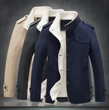 Load image into Gallery viewer, Classic Wool Trench Coat
