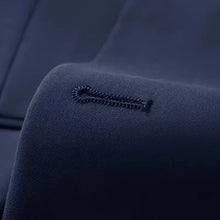Load image into Gallery viewer, Unmatched elegance: men's slim fit double-breasted 3-piece suit with a refined waistcoat.
