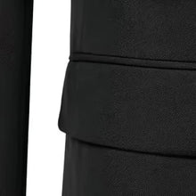 Load image into Gallery viewer, Full view of a sleek slim fit double-breasted 3-piece men's suit, complete with a waistcoat.
