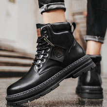 Load image into Gallery viewer, Men's Rugged Lace-Up Ankle Hiking Boots
