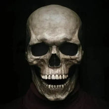 Load image into Gallery viewer, Movable Jaw Skull Mask with Full Head Latex Shell for Adult Halloween Costumes
