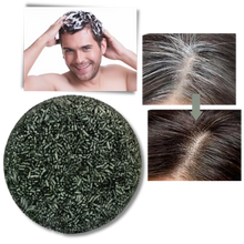 Load image into Gallery viewer, Natural Hair Darkening Bar Shampoo with Black Sesame and Ginseng

