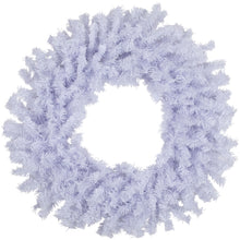 Load image into Gallery viewer, Small White Spruce Christmas Wreath with Bendable Frame 20 Inch Unlit
