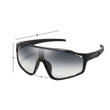 Load image into Gallery viewer, Photochromic wraparound sports glasses
