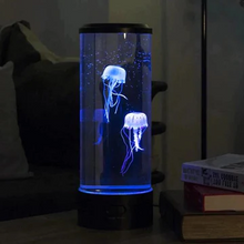 Load image into Gallery viewer, LED jellyfish aquarium table night light
