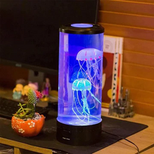 Load image into Gallery viewer, LED jellyfish aquarium table night light
