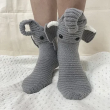 Load image into Gallery viewer, 3D Knitted Crocodile Socks
