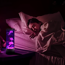 Load image into Gallery viewer, LED jellyfish aquarium table night light
