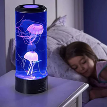 Load image into Gallery viewer, LED jellyfish aquarium table night light
