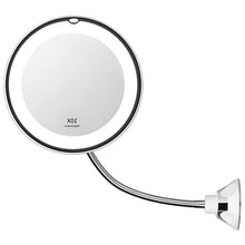 Load image into Gallery viewer, 10X LED mirror on suction cup

