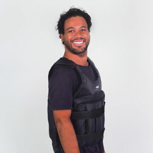 Load image into Gallery viewer, Adjustable Weighted Vest with 110 Pound Capacity in Oxford Cloth with Adjustable Straps for Walking and Jogging
